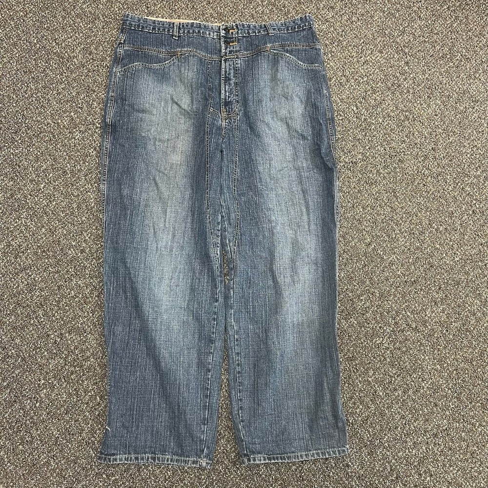 Girbaud Jeans Baggy Hip Hop 2000s Denim Rare 42x31 Faded Relaxed Fit Marithe